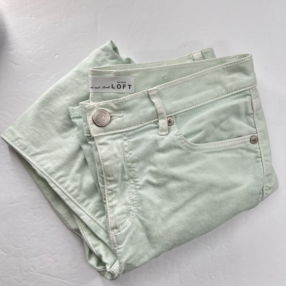Loft Anne Taylor Modern Kick Crop Jeans Ladies Size 26/2 - Picture 3 of 10